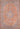 Orange Medallion area rug 7'6" X 9 - styled in a living room
