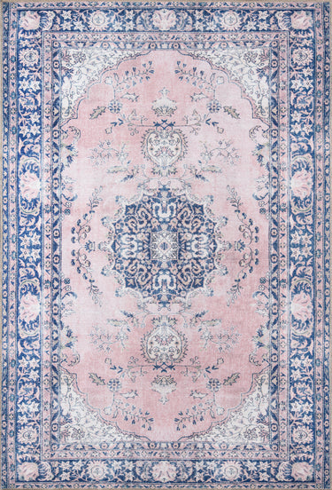 Afshar Pink Runner Rug - AFS30 Machine - Made, 2'3" X 7'6" Runner