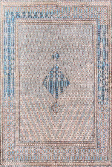Momeni Blue Afshar Runner Rug in 2'3" X 7'6" Runner - AFS34