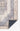 Grey Traditional area rug 2'3" X 7 - overhead flat lay view