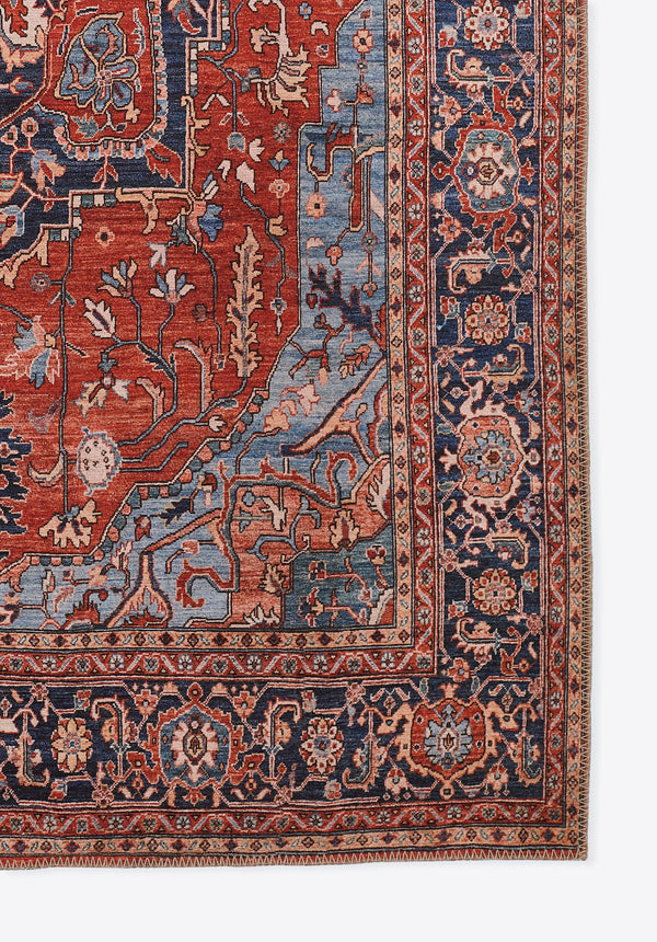 Machine Made Polyester Red Traditional Area Rug – 10' x 14' | Afshar by Momeni lifestyle