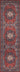 Red Polyester area rug 5' X 7' - detail shot showing pile and weave