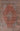 Orange Medallion area rug 10' X 14' - styled in a living room