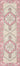 Pink area rug 2' X 3' - detail shot showing pile and weave
