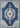 Navy area rug 3'3" X 5 - styled in a living room