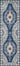 Navy Wool area rug 5'3" X 7 - detail shot showing pile and weave