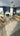 Beige Medallion area rug 5'3" X 7 - overhead flat lay view