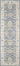 Blue area rug 7 5'3 - detail shot showing pile and weave
