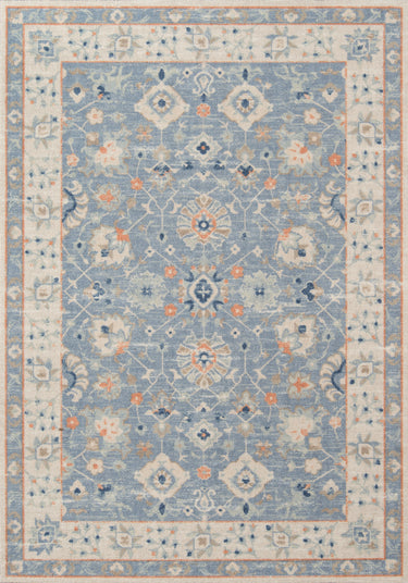 Momeni ANA-8 Area Rug, Blue 6'6" X 9'
