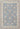 Blue area rug 7'9" X 9 - styled in a living room