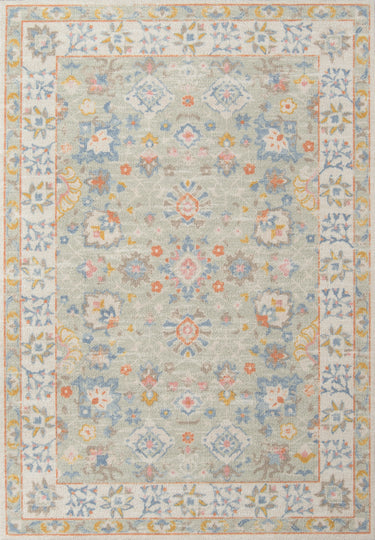 Light Blue Machine - Made Area Rug, Anatolia ANA-8 6'6" X 9'