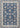 Navy Oriental area rug 6'6" X 9 - styled in a living room