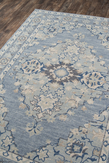 Wool area rug 5'3" X 7 - close-up of pattern and texture