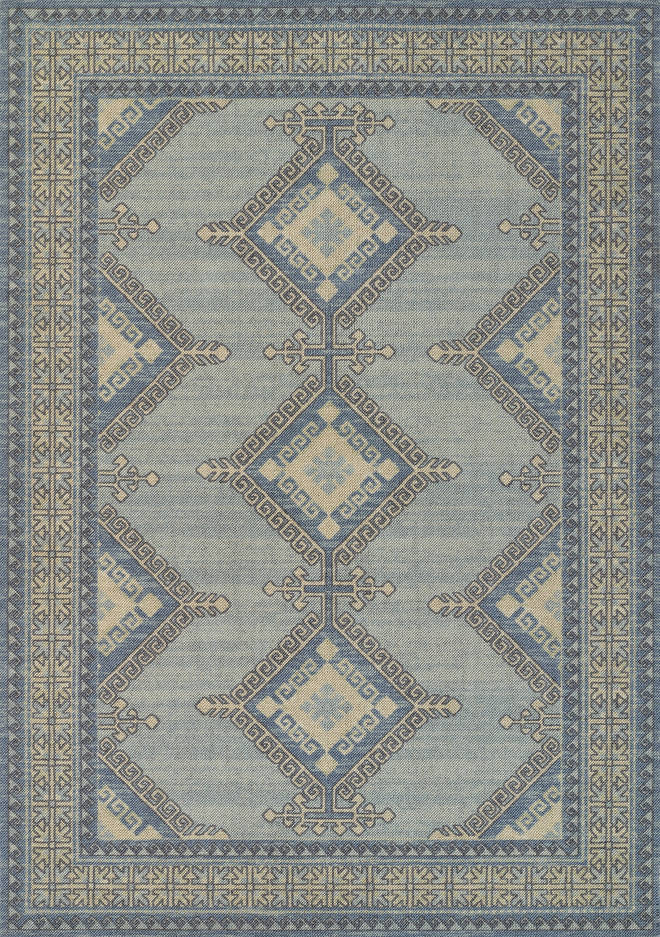 Anatolia Blue Area Rug - ANA10 Machine - Made, 2' X 3'
