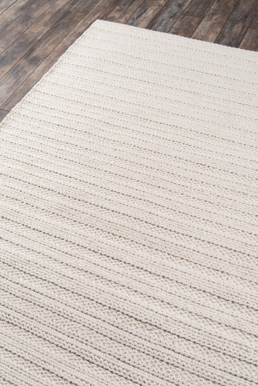 Ivory area rug 3' X 5' - close-up of pattern and texture
