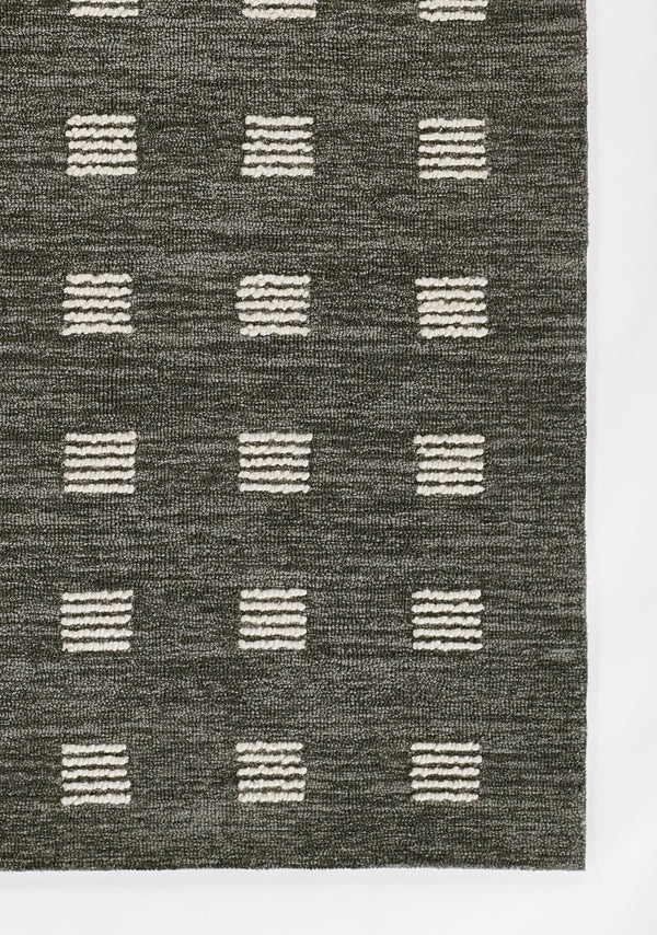 Hand Tufted Wool Blue Contemporary Area Rug – 3'6