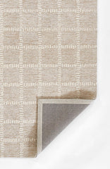 Archer ARC-3 Beige Wool Checkered Hand-Tufted Area Rug – Modern Geometric Design