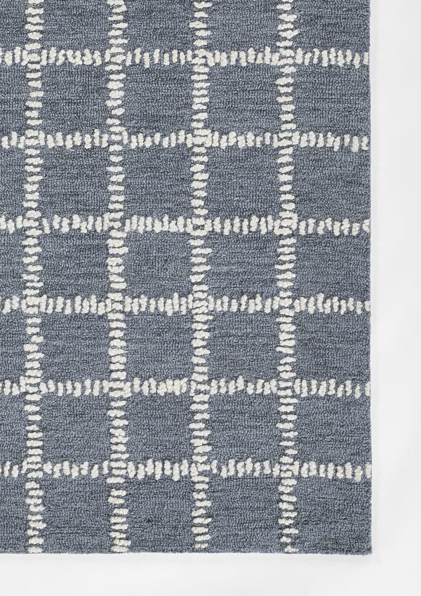 Hand Tufted Wool Blue Contemporary Area Rug – 2' x 3' | Archer by Momeni lifestyle