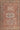 Red Medallion area rug 2' X 3' - styled in a living room