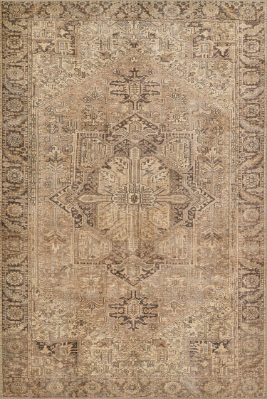 Brown Machine - Made Area Rug, Ariana ARI-3 5' X 7'6"