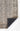 Black Oriental area rug 2' X 3' - overhead flat lay view
