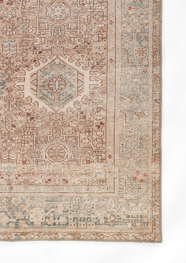 Hand Knotted Polyester Brown Oriental Area Rug – 2' x 3' | Ariana by Momeni lifestyle