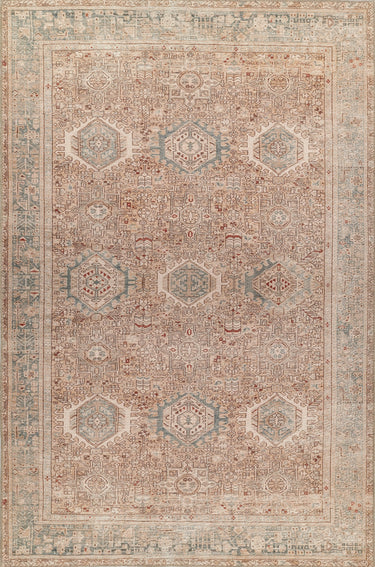 Camel Machine - Made Area Rug, Ariana ARI-8 7'6" X 9'6"
