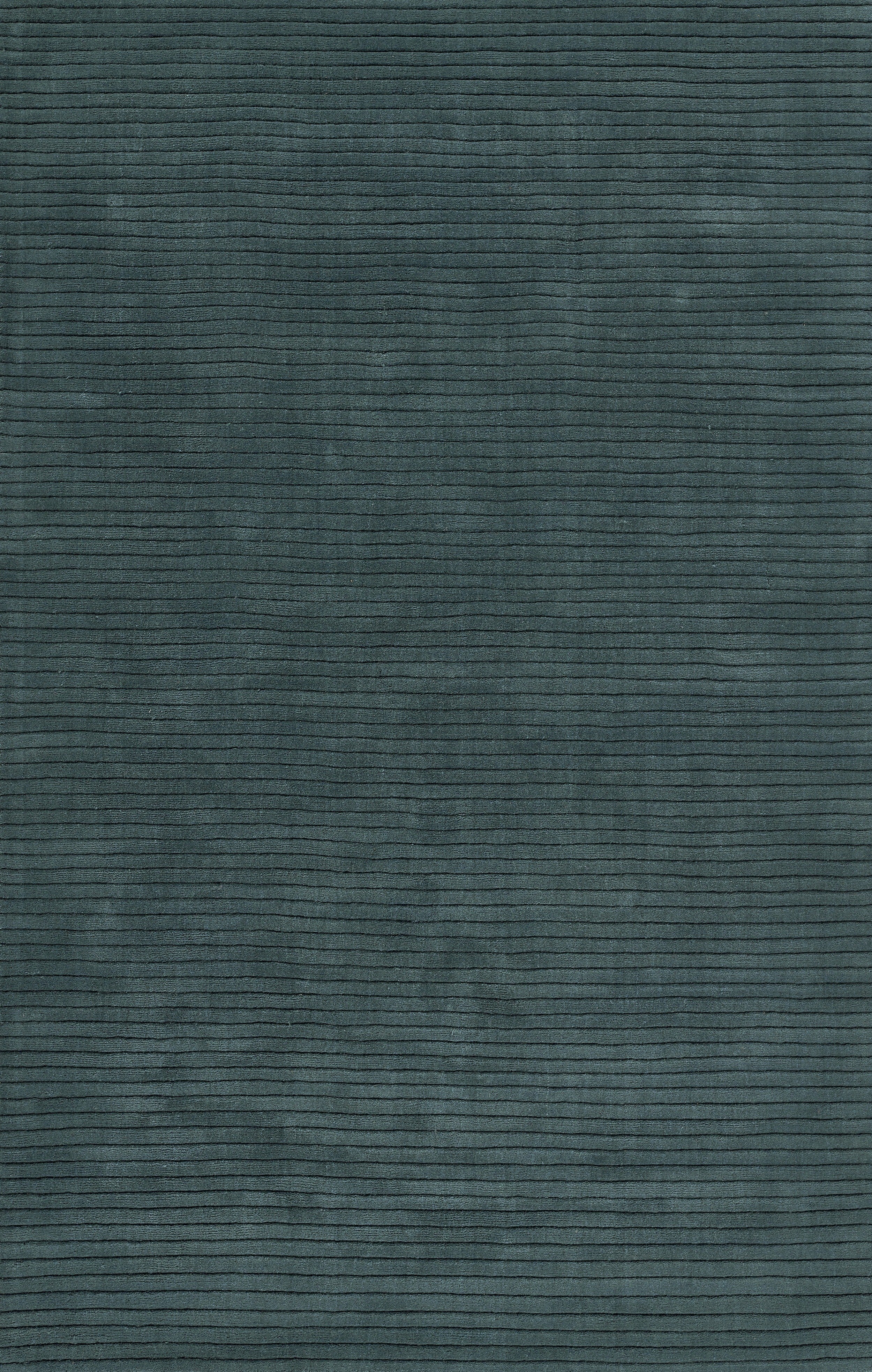 Blue Wool area rug 2' X 4' - styled in a living room