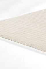 Asher ASH-1 Wool Handmade Area Rug – Fluted Pattern Contemporary Design
