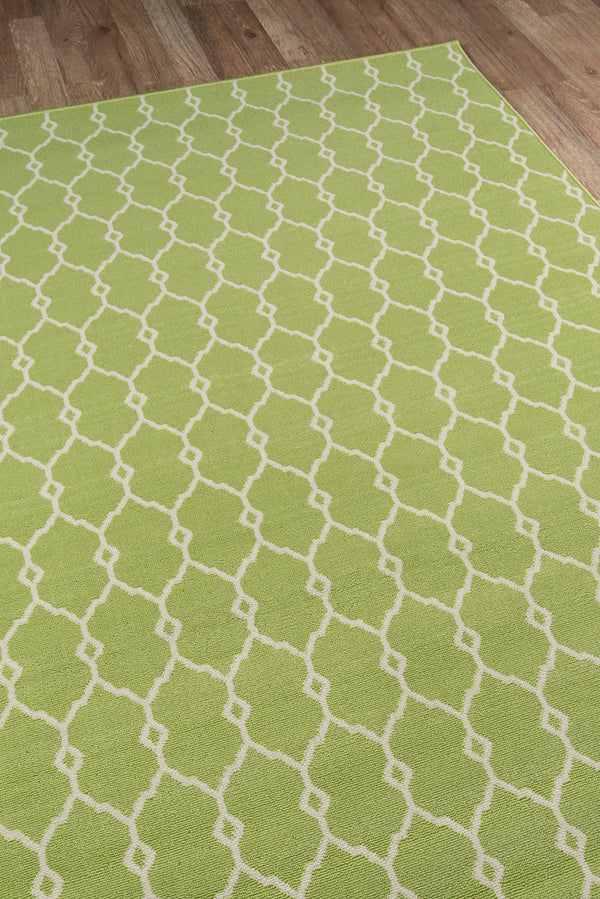 Machine Made Polypropylene White Maritime Runner Rug – 2'3
