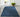 Navy Stripe area rug 1'8" X 3 - corner detail and border