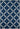 Navy area rug 2'3" X 4 - styled in a living room