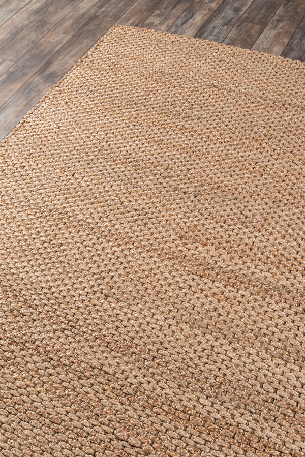 Hand Woven Jute Natural Contemporary Area Rug – 9'6