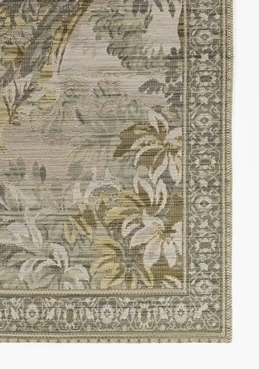 Wool area rug 6'7" X 9 - close-up of pattern and texture