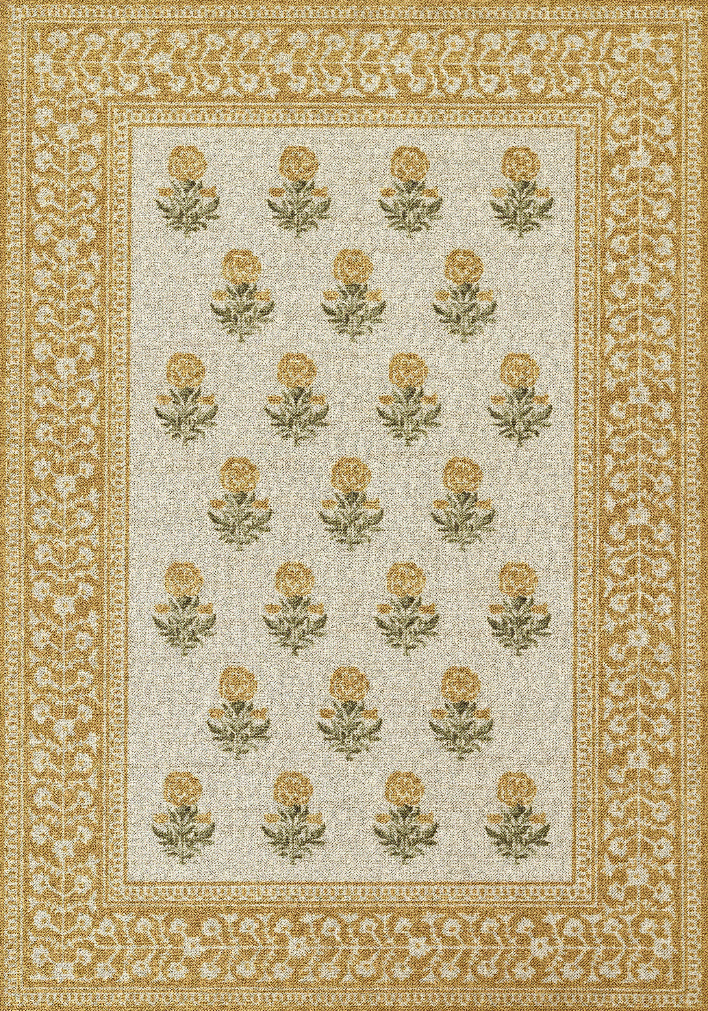 Wool area rug 2' X 3' - styled in a living room
