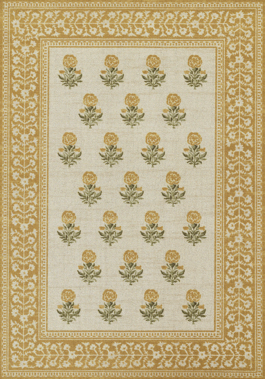 Momeni Gold Bibury Area Rug in 2' X 3' - BIB-4