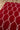 Red Polyester area rug 2'3" X 8 - close-up of pattern and texture