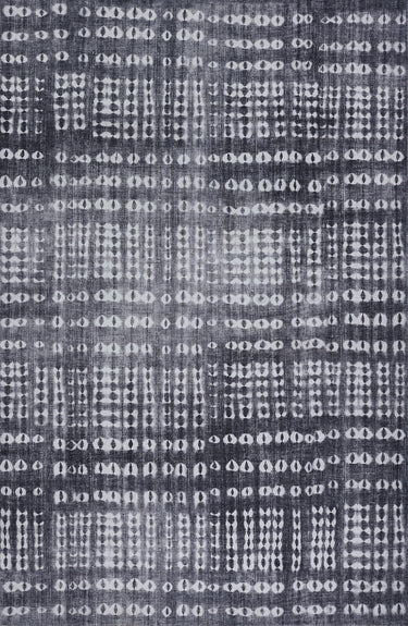 Charcoal Bolt Machine - Made Area Rug by Novogratz, 5' X 7'6"