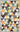 Multi Bohemian area rug 7'6" X 9 - styled in a living room