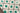 Green Stripe area rug 3'6" X 5 - overhead flat lay view