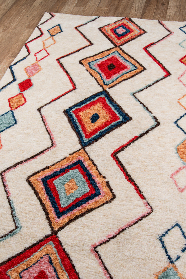 Novogratz Bungalow Polyester Table Tufted Runner Rug, 2'3