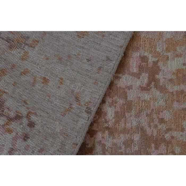 Brown Wool & Silk Area Rug - AR1716