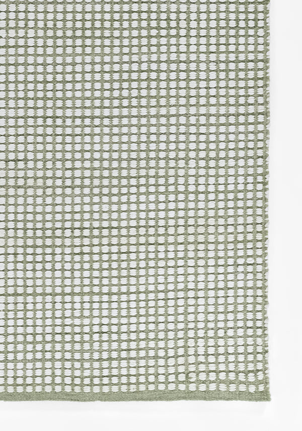 Hand Woven Polyester Green Contemporary Area Rug – 7'10