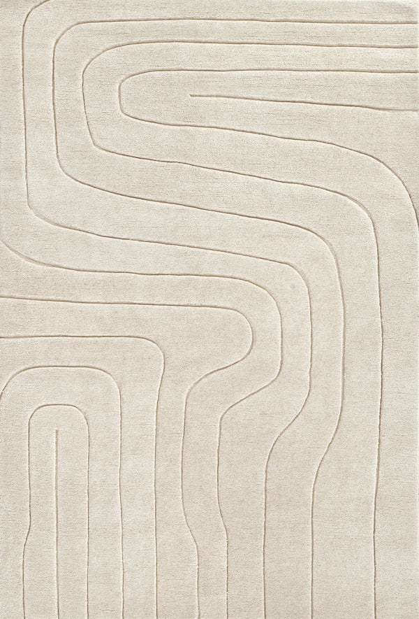 Ivory Hand - Tufted Area Rug, Canyon CYN-1 8' X 10'