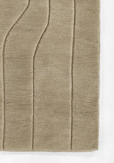 Ivory Bohemian area rug 8' X 10' - close-up of pattern and texture