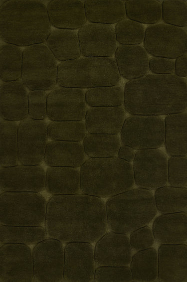 Canyon CYN-2 Green Runner Rug by Momeni - 2'6" X 8' Runner