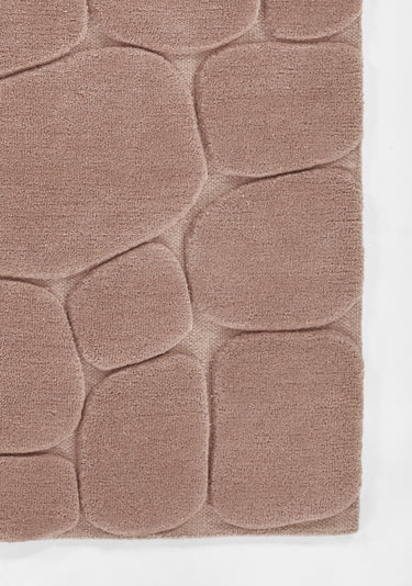 Natural Geometric area rug 5' X 8' - close-up of pattern and texture