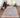Blue area rug 4' X 6' - styled in a dining room