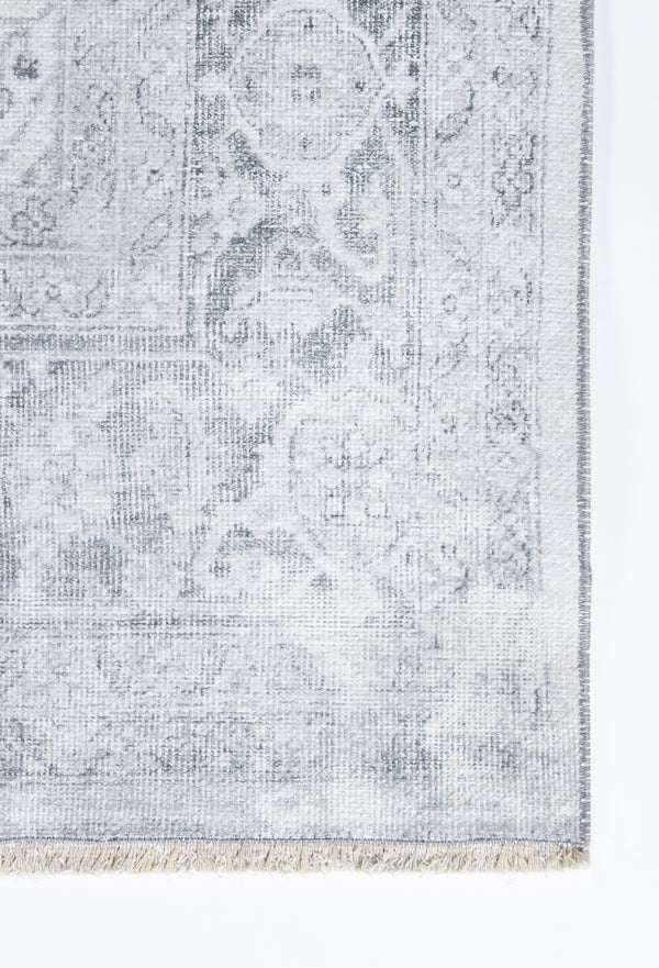 Hand Knotted Polyester Grey Oriental Area Rug – 2' x 3' | Chandler by Momeni lifestyle