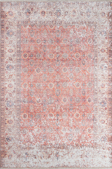 Momeni Chandler CHN-5 Red Machine - Made Area Rug, 5'6" X 8'6"